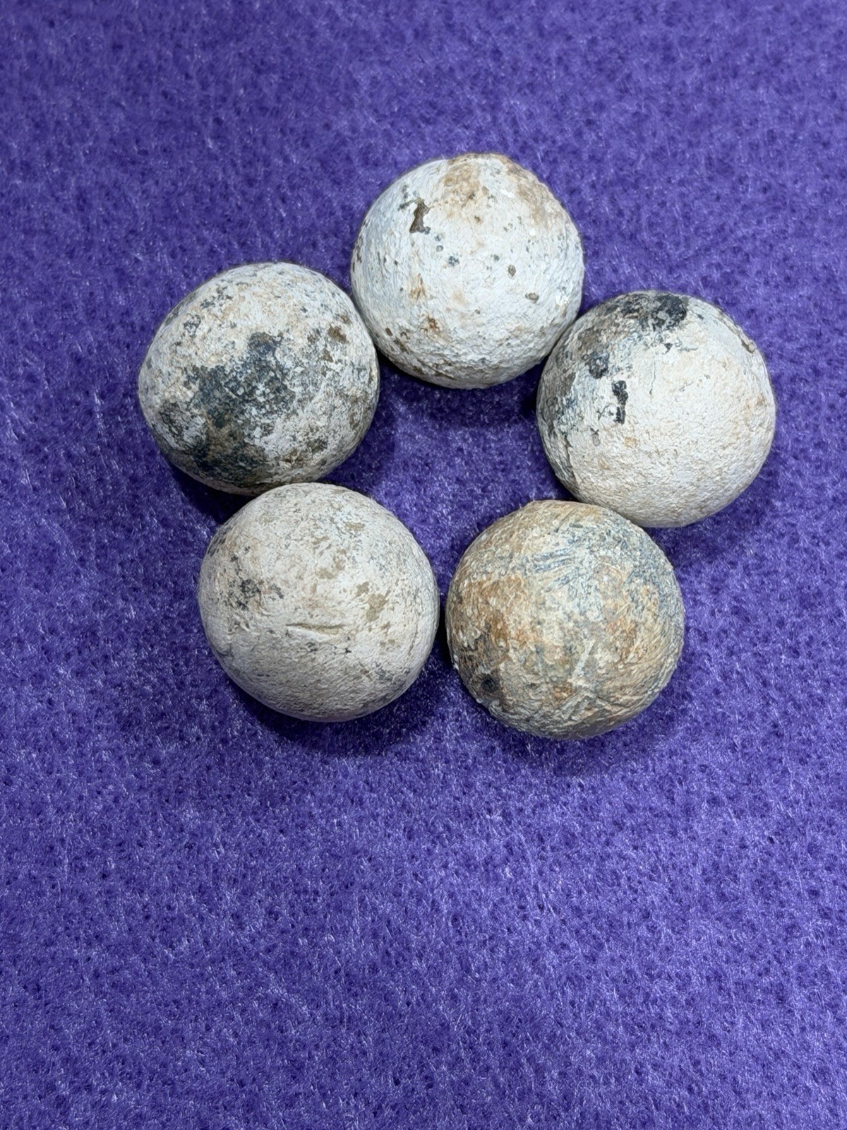 Civil War Musket Balls Dropped Lot of 5 - Richmond, VA HC26 Civil War Musket Balls Dropped Lot of 5 - Richmond, VA HC26