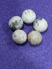 Civil War Musket Balls Dropped Lot of 5 - Richmond, VA HC26 picture