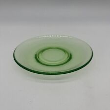Cambridge Glass Saucer Green Uranium Vintage picture