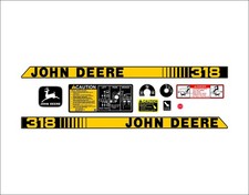 New John Deere 318 Decals Kit picture