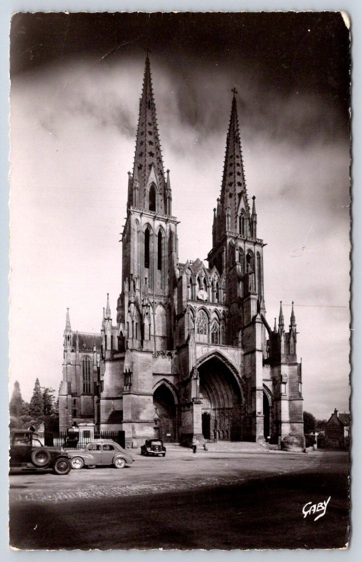 Antique France Postcard SEES Orne Cathedral Gaby Real Photo RPPC