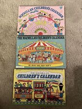 MacMillan Children’s calendar 1979 1980 1981 Jean and Roy Doty Rare Collectible picture
