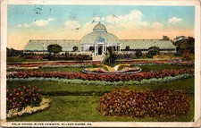 Palm House River Common Wilkes-Barre PA Vintage Postcard 5P18-2 picture