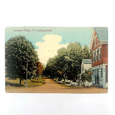 Postcard Vermont Strafford Village VT Street View 1910 Posted Divided Back picture