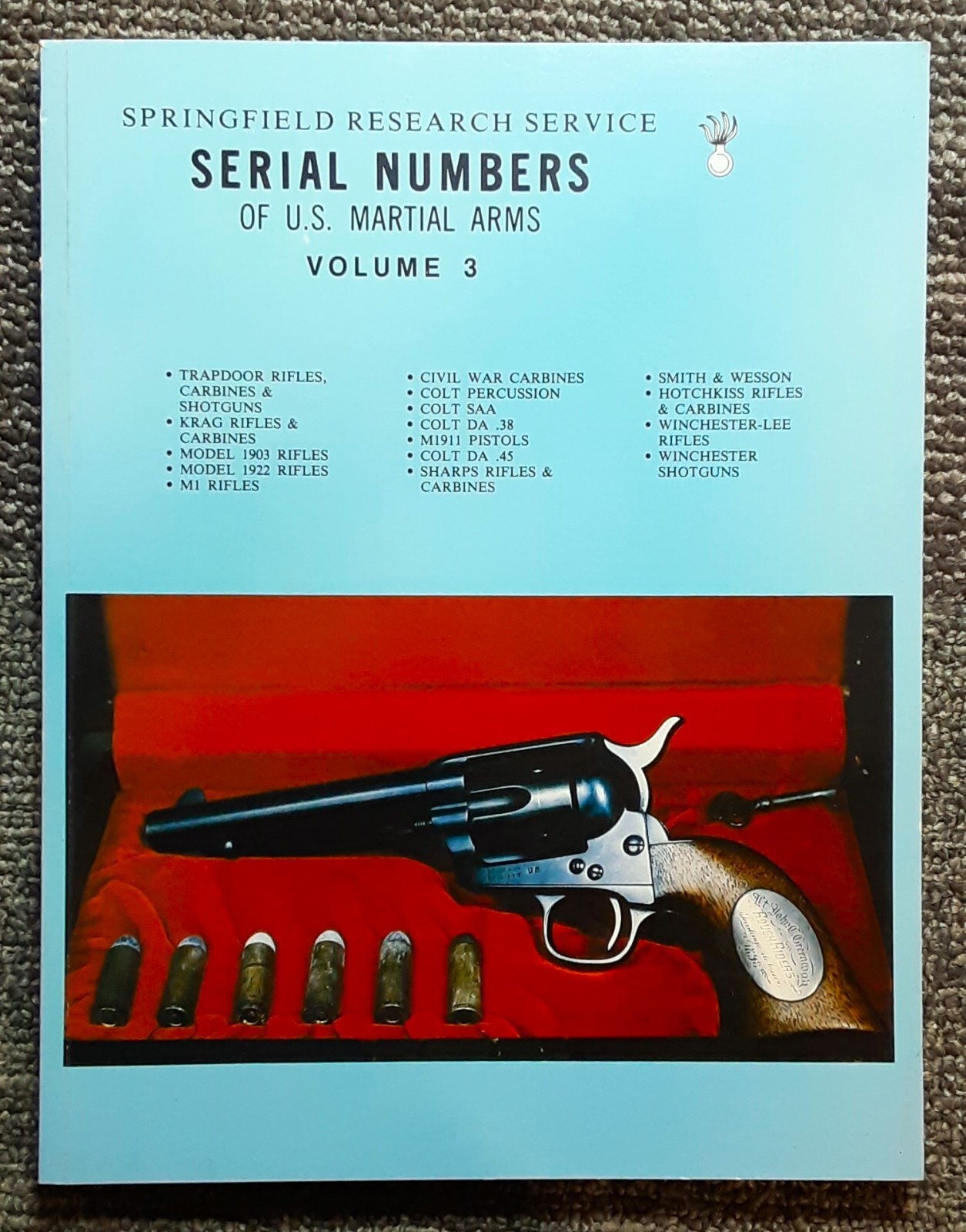 Springfield Research Service Volume 3 Antique Gun Serial Numbers Springfield Research Service Volume 3 Antique Gun Serial Numbers