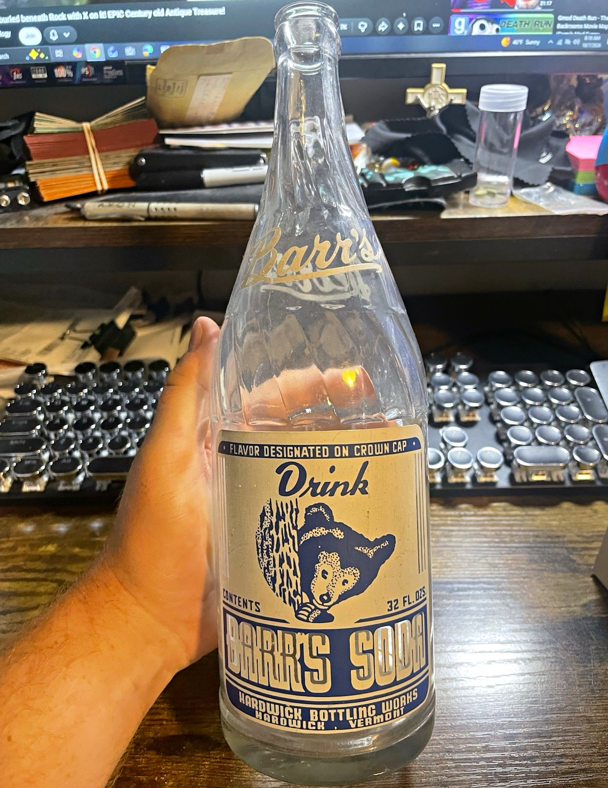 Vintage Barr's Soda Bottle Hardwick, Vermont Vintage Barr's Soda Bottle Hardwick, Vermont