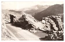 RPPC Mountain Panorama from the Big Rocks Trail Ridge Road RMNP Postcard Sanborn picture