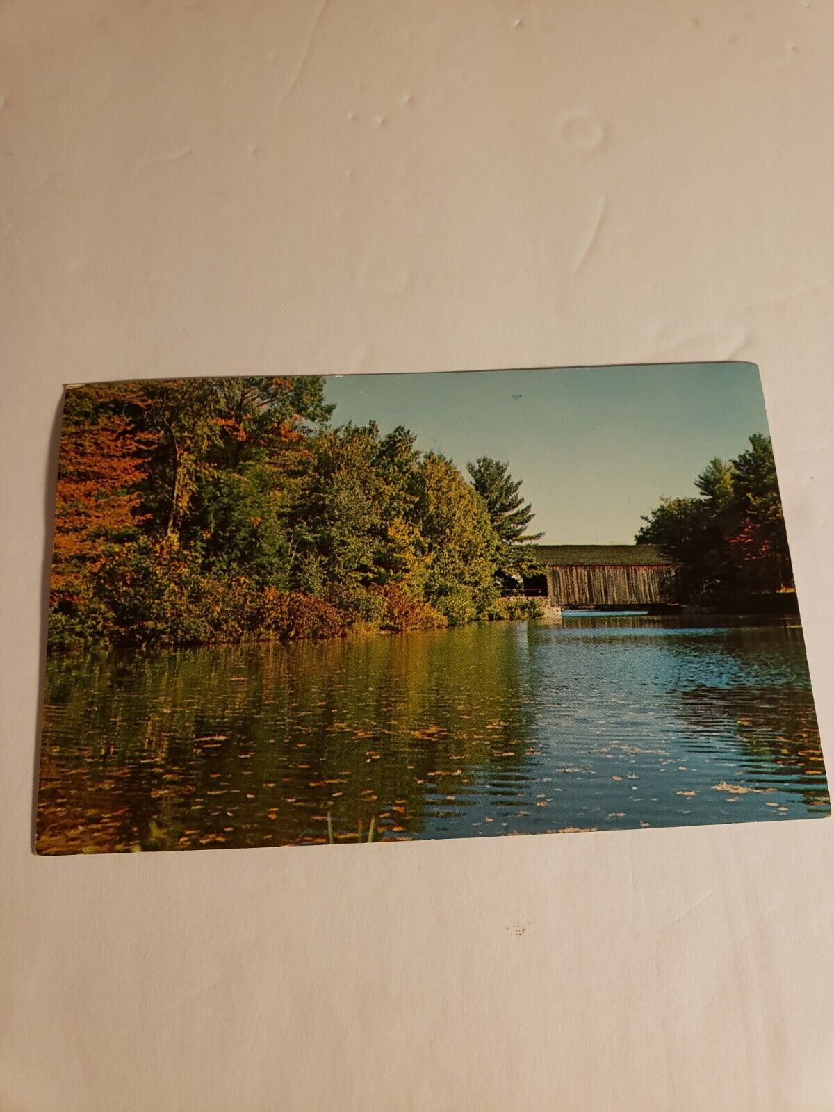 Old Sturbridge Village Millpond Dummerston Vermont Postcard #51