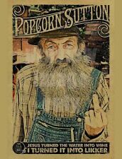 MARVIN POPCORN SUTTON JACK DANIELS MOONSHINE WANTED POSTER 8.5X11 PHOTO PICTURE picture
