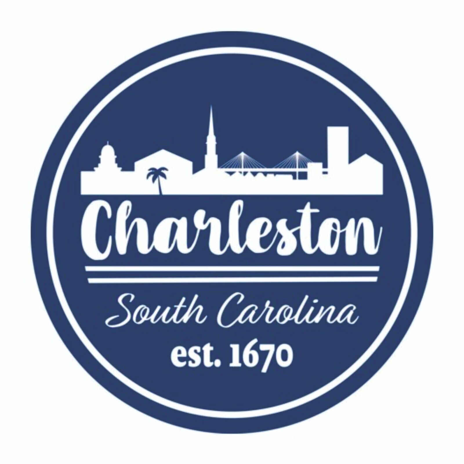 Charleston South Carolina Sticker Decal