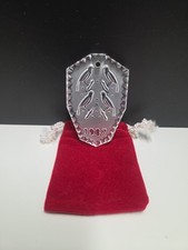 Waterford Crystal 1987 Ornament 12 Days of Christmas 4 CALLING BIRDS Bag only picture