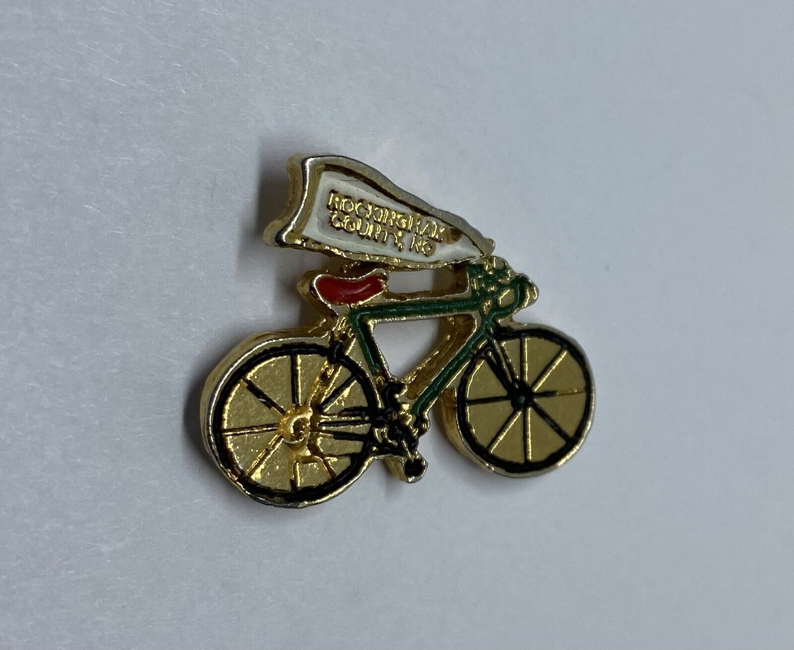 Rockingham County North Carolina Bicycle Bike Cycling Lapel Pin (A1)