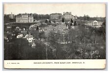 Denison University From Sugar Loaf Granville Ohio OH DB Postcard H28 picture