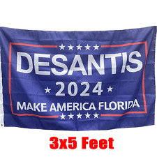 New Ron Desantis Flag 3’x5’ 2024 Make America Florida Presidential Candidate US picture