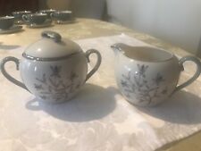 Lenox Kingsley Sugar Bowl W/ Lid and Creamer, Rare Find. Unused X-445 picture