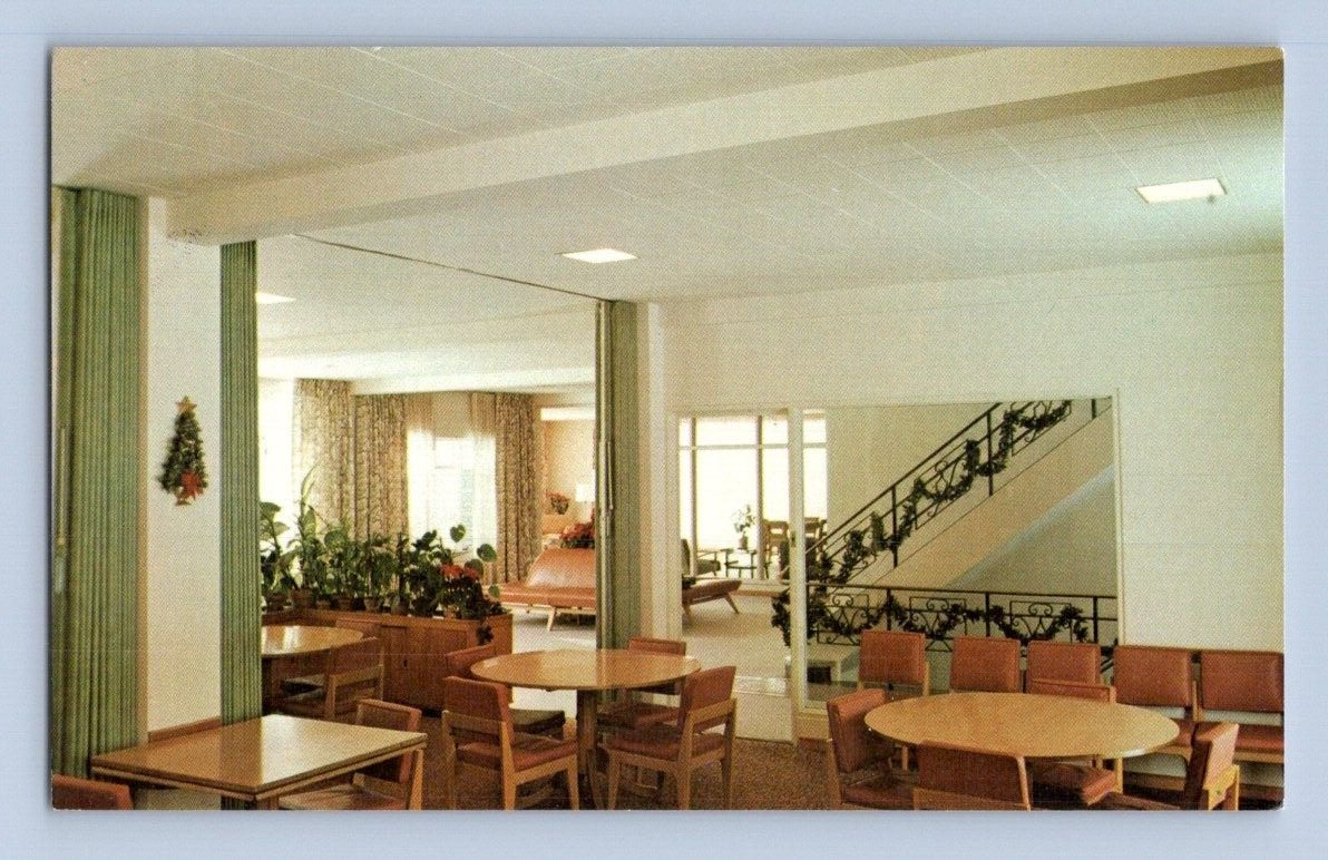 1960\'S. EDEN HALL FARM, GIBSONIA,PA. DINING ROOM. POSTCARD SS27