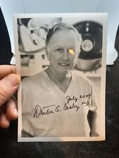 Dr.Denton A Cooley Artificial Heart Transplant , Hand Signed Photo picture