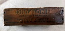 VINTAGE OLD HOME 2lb CHEESE BOX  MINNEAPOLIS MINNESOTA MN WOOD WOODEN CREAMERIES picture