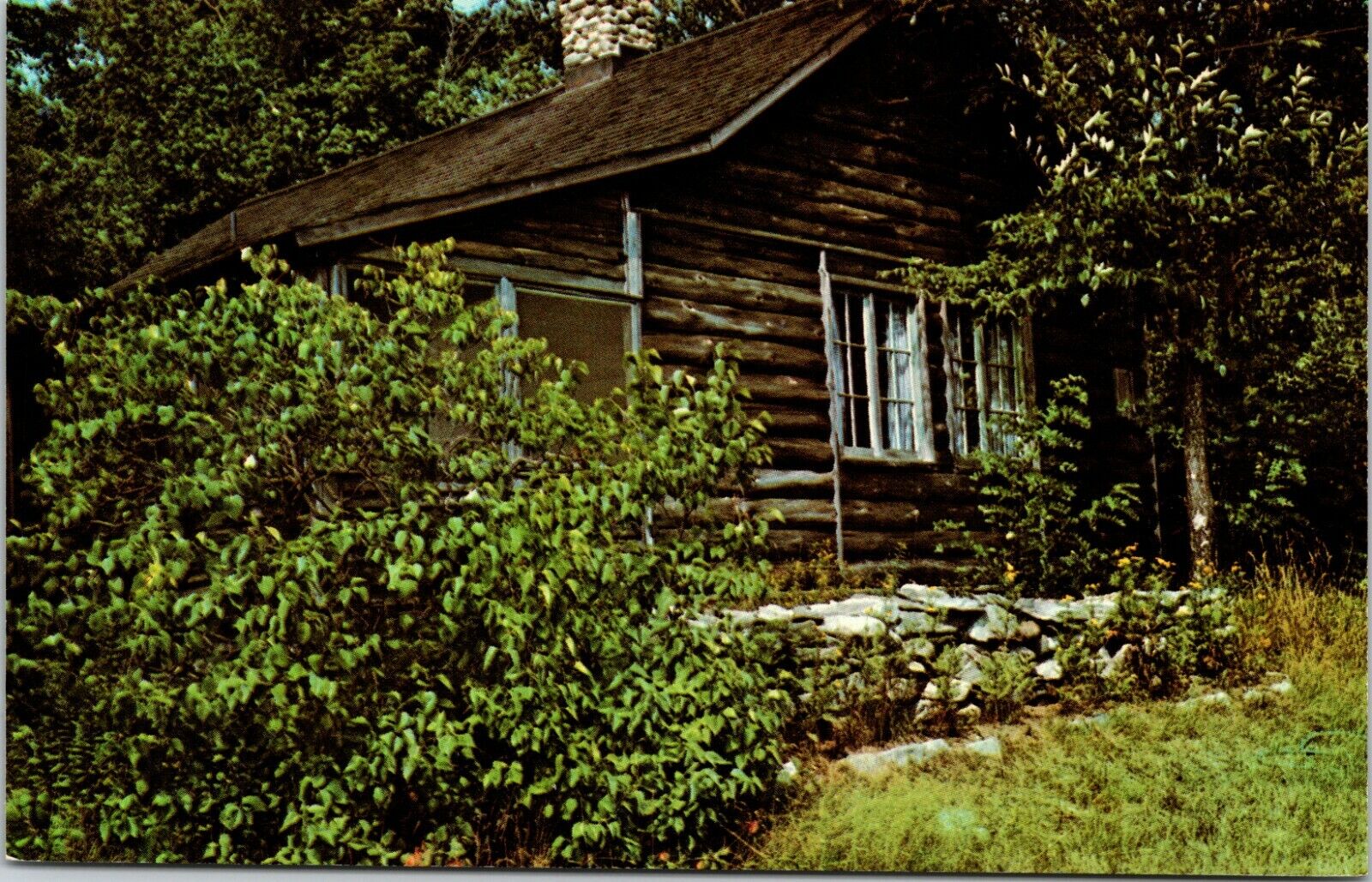 The Robert Frost Cabin Ripton Vermont Vintage Postcard