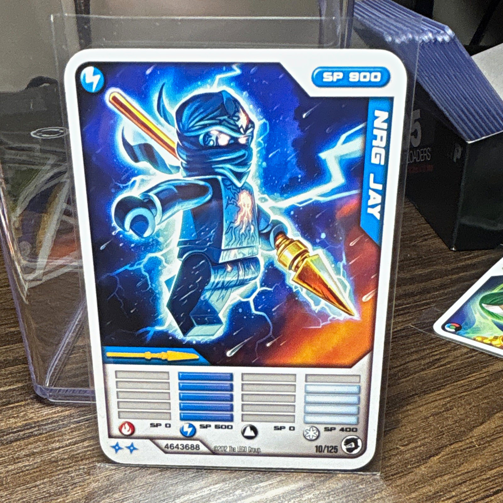 LEGO Ninjago Masters of Spinjitzu NRG Jay Trading Card SP 900 Limited /125