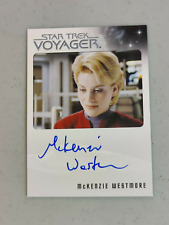 McKenzie Westmore as Ensign Jenkins Auto 2015 Rittenhouse Star Trek Voyager picture