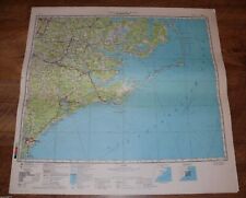 Authentic Soviet USSR Military Topographic Map Wilmington, North Carolina, USA picture