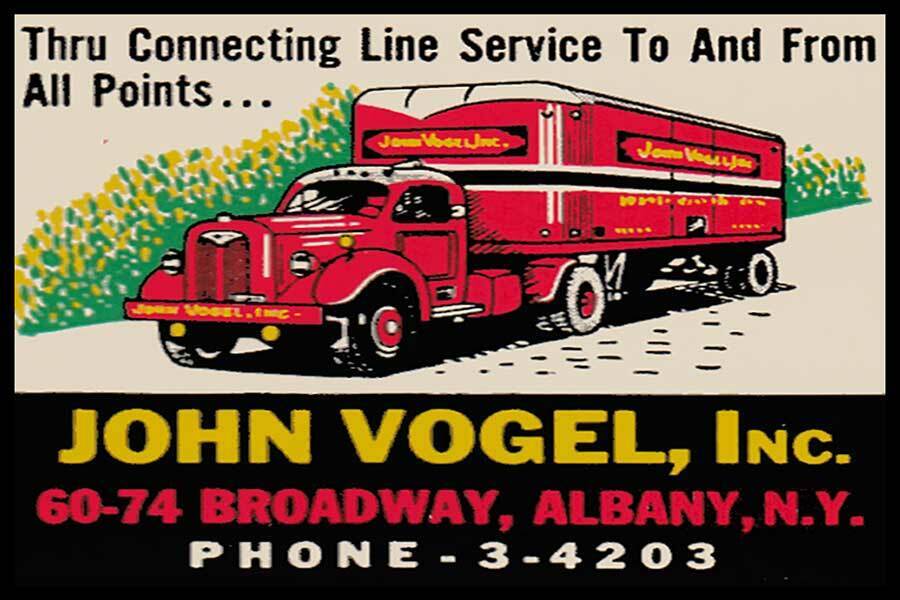 John Vogel Trucking Albany New York Fridge Magnet