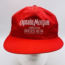Captain Morgan Spiced Rum Red Snapback Hat Nylon Stitched Innovative Premiums picture