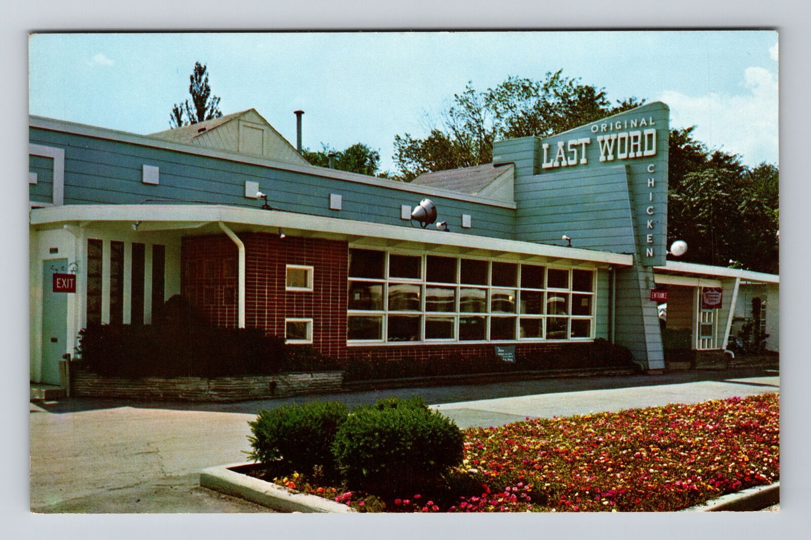 Downers Grove, IL-Illinois, The Last Word - Chicken Restaurant, Vintage Postcard