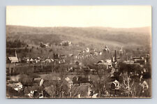 RPPC Aerial View Ludlow Vermont VT Real Photo Postcard picture
