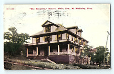 The Kingsley Mineral Wells Texas Hand-Colored Antique Postcard D5 picture