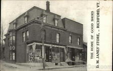 Richford,VT D.M. James' Store,The Home of Good Shoes Franklin County Vermont picture