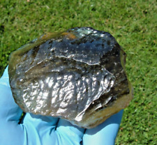 Libyan Desert Glass Meteorite Tektite impact specimen( 860 crt)Dimples Green Gem picture