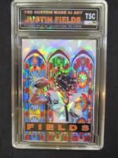 2022 JUSTIN FIELDS Stained Glass Cracked Ice Refractor Limited Edition Design picture