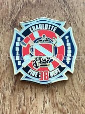 E86 Charlotte Fire Department Station 38 Fireboat North Carolina Challenge Coin picture
