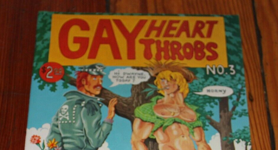 Gay Hearthrobs #3 (1981) Larry Fuller Queer Pulp Underground Comics Vintage, NEW