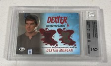 2009 Breygent Dexter Morgan Duel Costume Card  #DCI1 Beckett Graded 9 picture