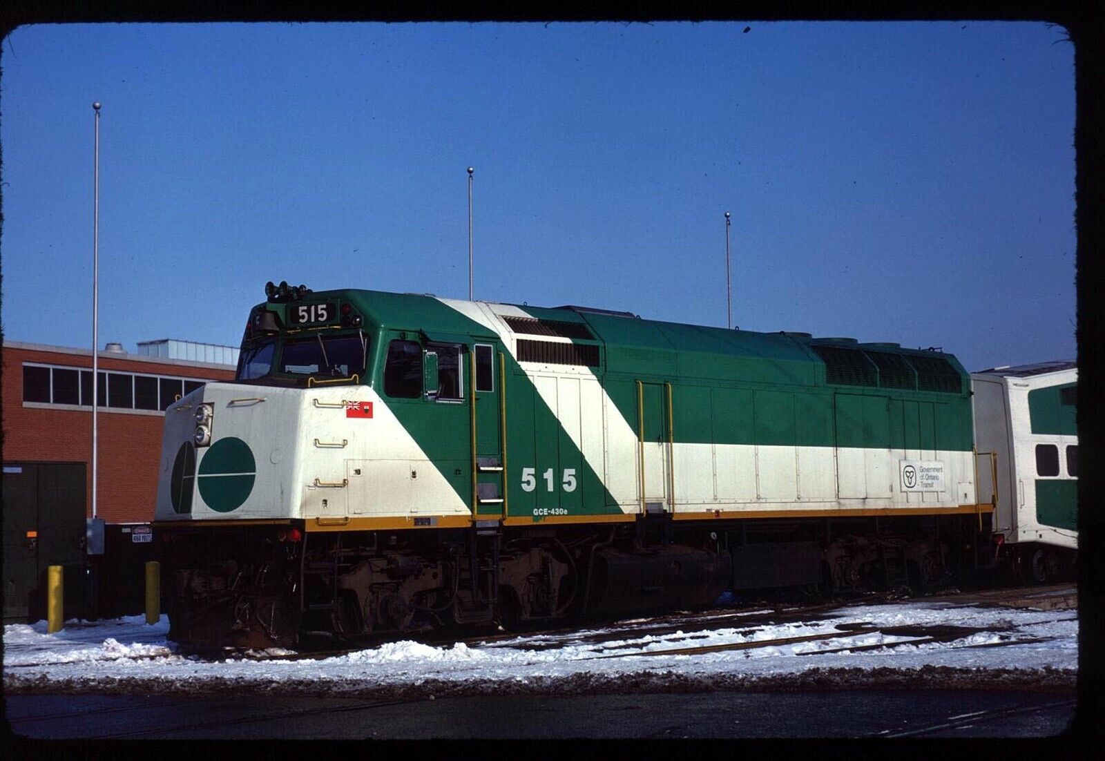 Original Rail Slide - GO Gov\'t of Ontario 515 Windsor ON 1-1-1981