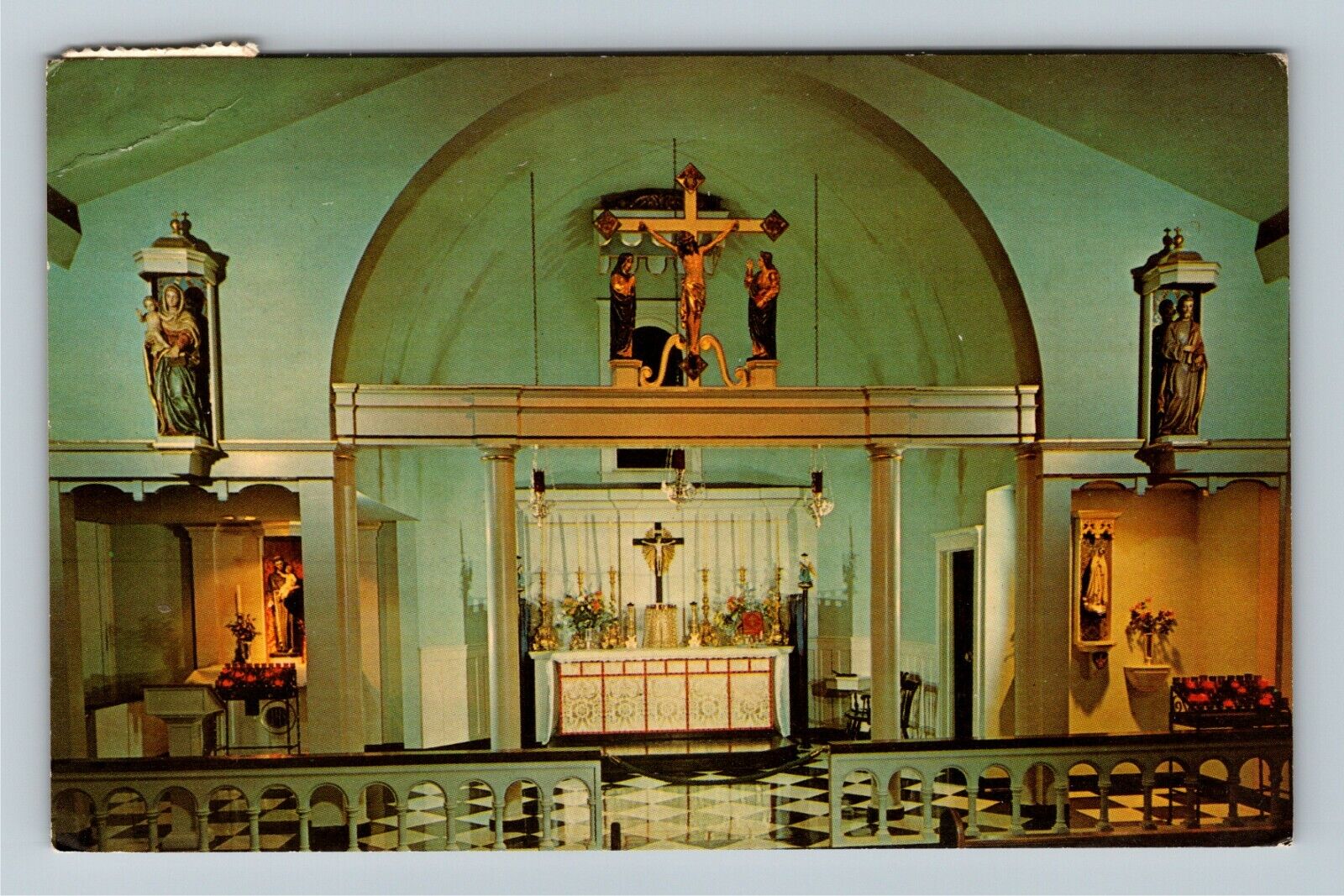 Jeffersonville, NY-New York, St. George's R. C. Church, c1969 Vintage Postcard