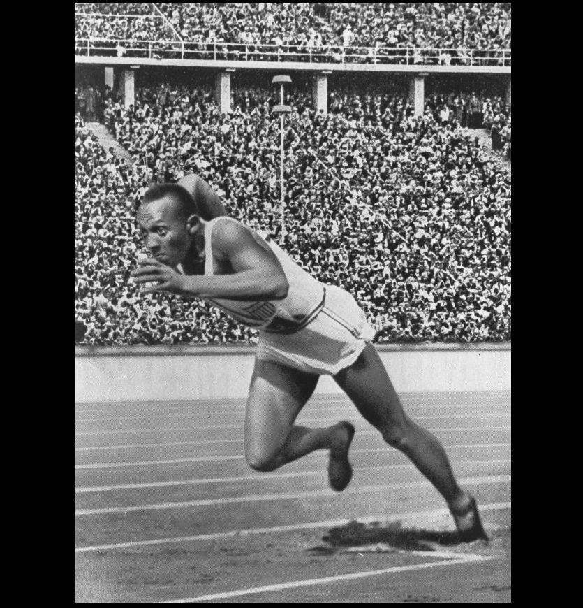 1936 Olympics Jesse Owens PHOTO Berlin Germany Gold Medal Track Athlete 200m