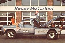 CT Stamford 1970s Chevrolet Tow Truck EXXON MAIN STREET Fridge Magnet  picture