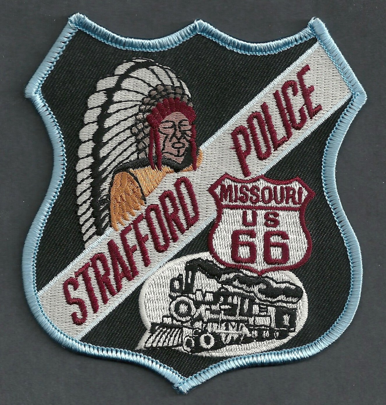 STRAFFORD MISSOURI POLICE SHOULDER PATCH ROUTE 66