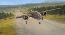 The Royce Raid by Richard Taylor art print autographed by Royce Raid veteran picture