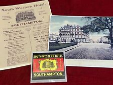 SOUTH WESTRN HOTEL SOUTHAMPTON COLLECTION- TITANIC, ISMAY, ANDREWS, REPRINTS SET picture