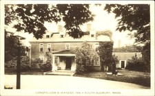 RPPC Longfellow's Wayside Inn South Sudbury Massachusetts MA ~ AZO 1930s picture