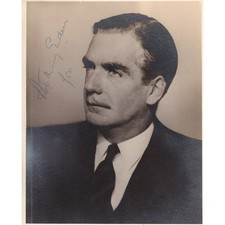 Anthony Eden Hand Signed Photo 1952 Autograph British Prime Minister Vintage picture