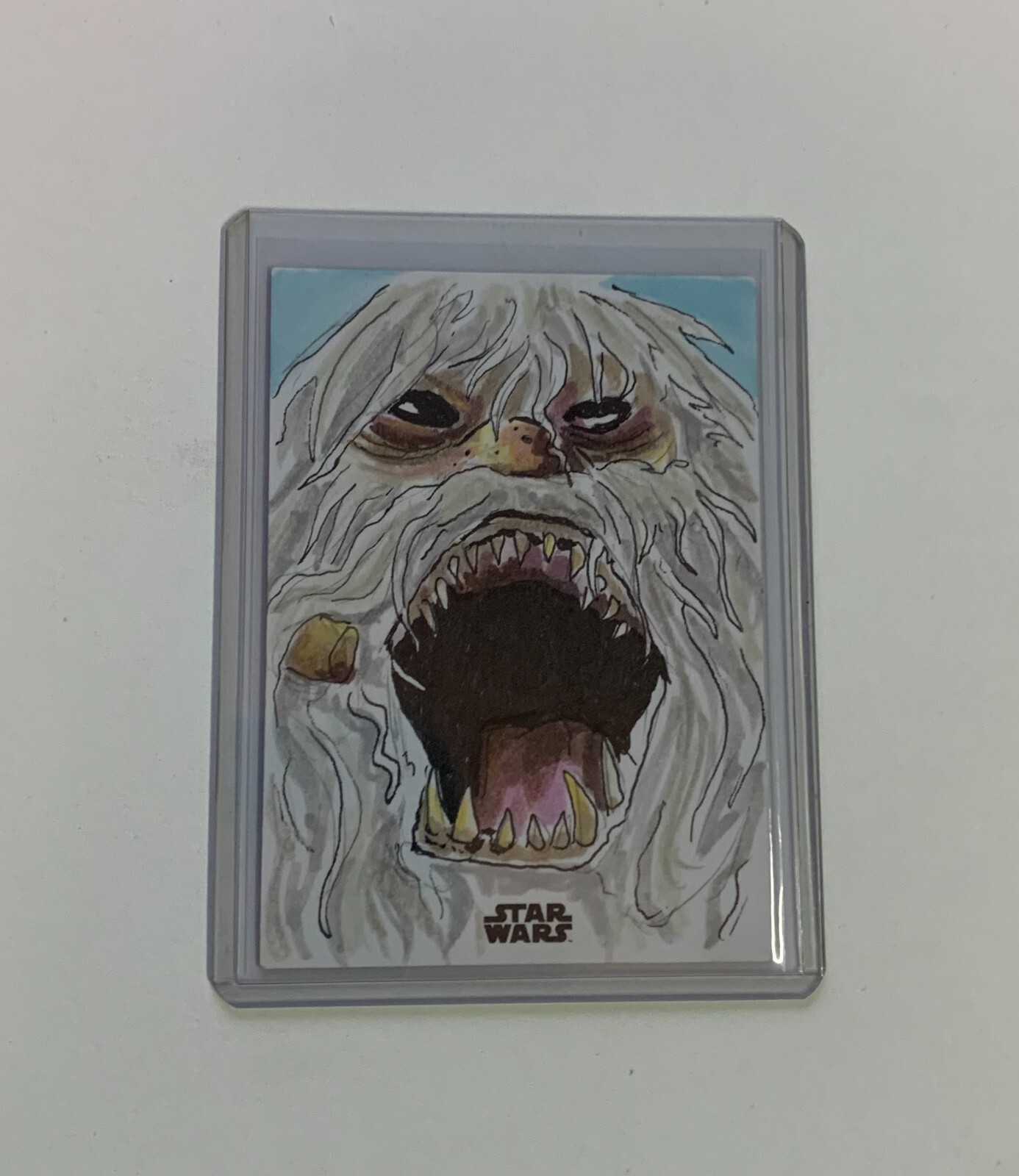 Topps Star Wars Wampa Sketch Darren Coburn James 1/1 Topps Star Wars Wampa Sketch Darren Coburn James 1/1