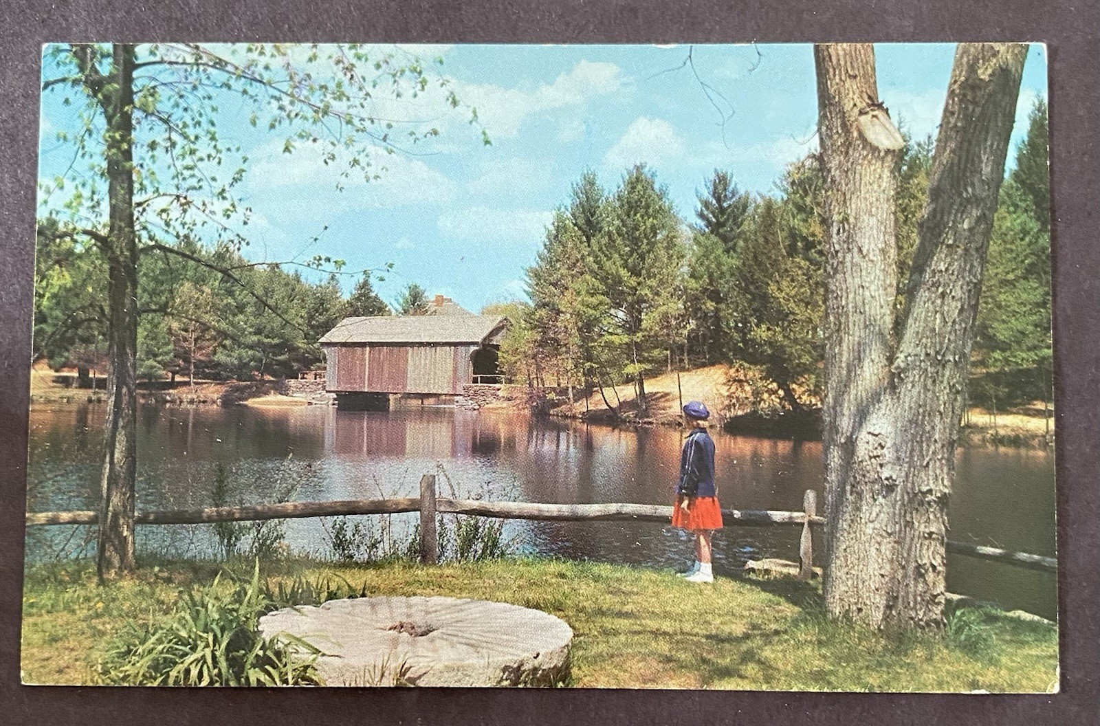 Vermont, Dummerston. Millpond , Old Sturbridge Village. Unposted.           C244