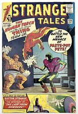 Strange Tales # 124 1964 Ditko Lee Human Torch Thing Paste-Pot Pete Marvel VF picture