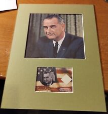 President Lyndon B. Johnson - 2020 A Word From POTUS Historic Relic Display picture